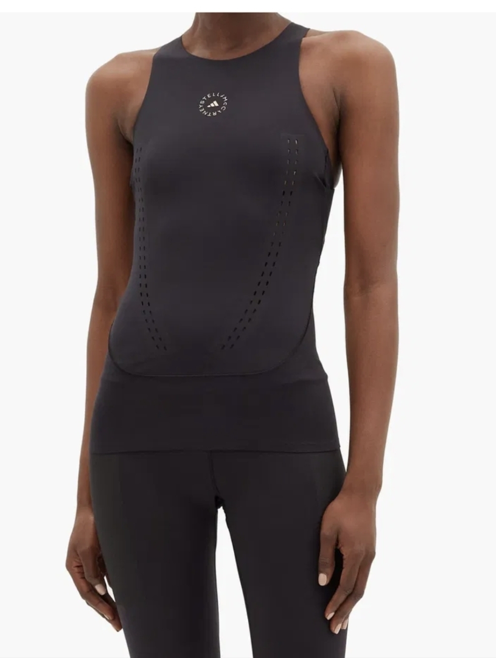 Stella McCartney x Adidas Truepurpose Black Athletic Tank Sz M
